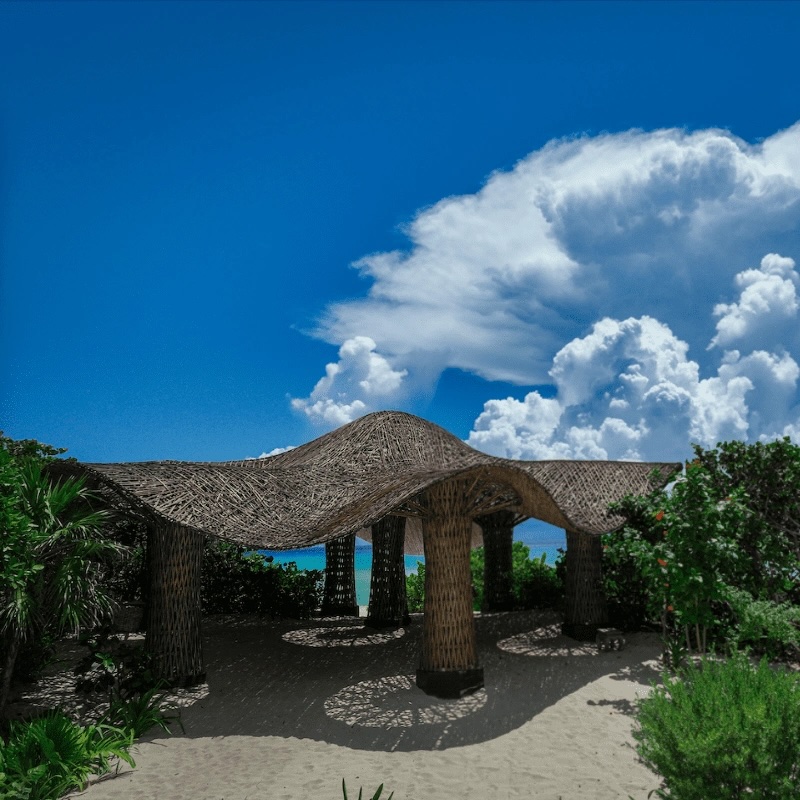 beautiful architecture at one of the best luxury all-inclusive resorts that is perfect for solo women travelers