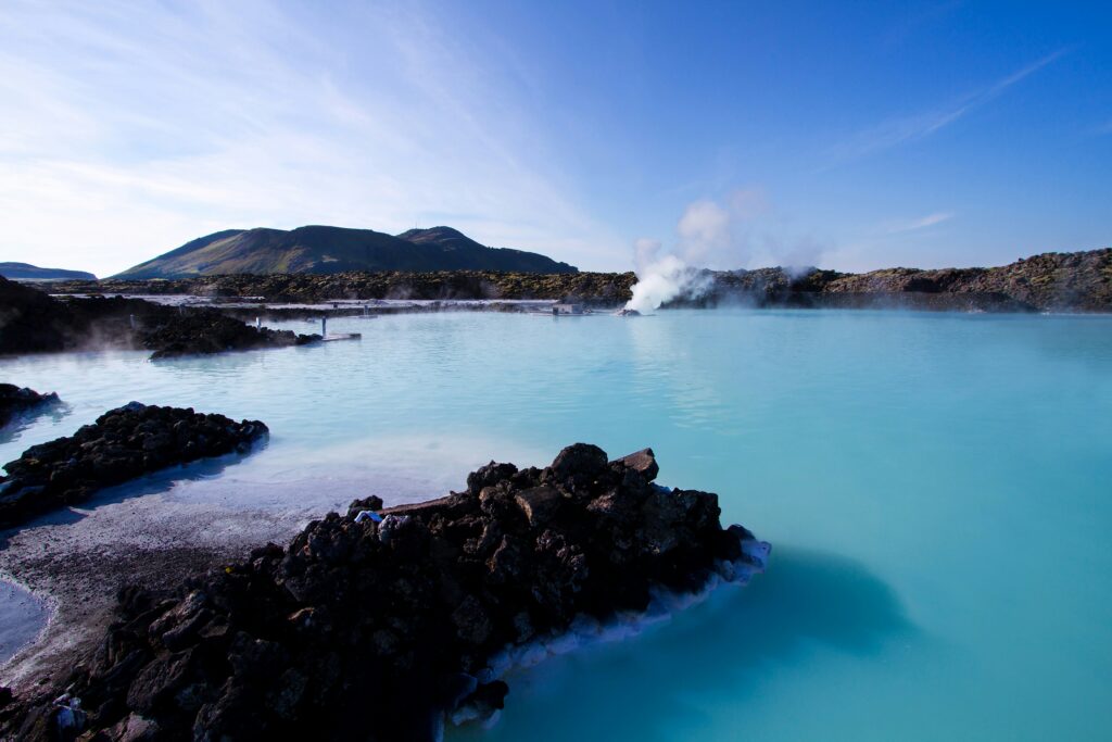 The Blue Lagoon in Iceland is stunning and a perfect luxury travel small towns 